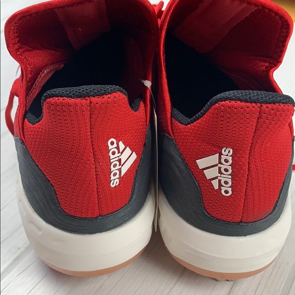 adidas Men's Icon 4 Gum Metal Baseball Cleats - Picture 8 of 9